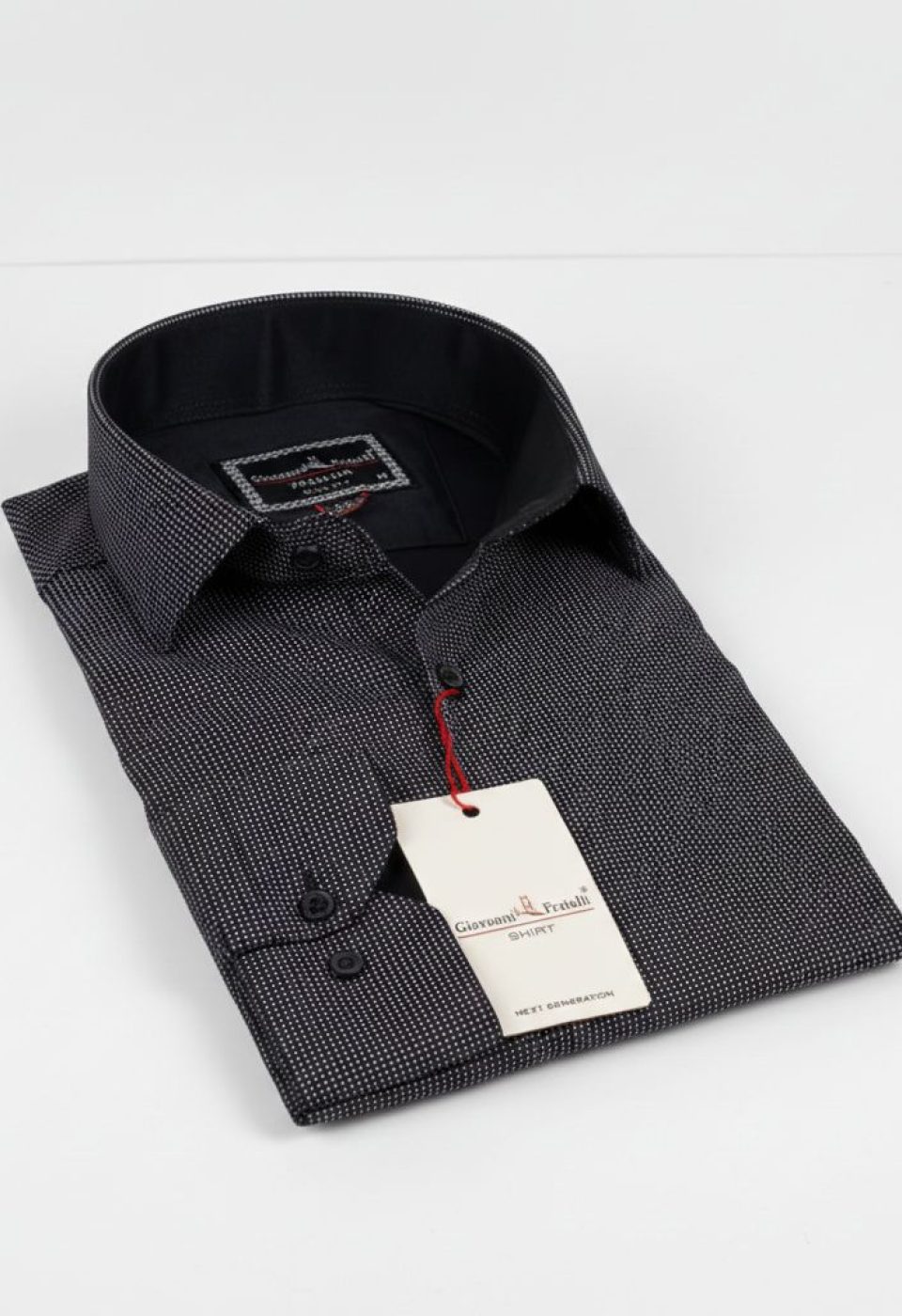 8 Drop Slim Fit Uzun Kol Saten Desenli Erkek Gömlek 3GMK312032007