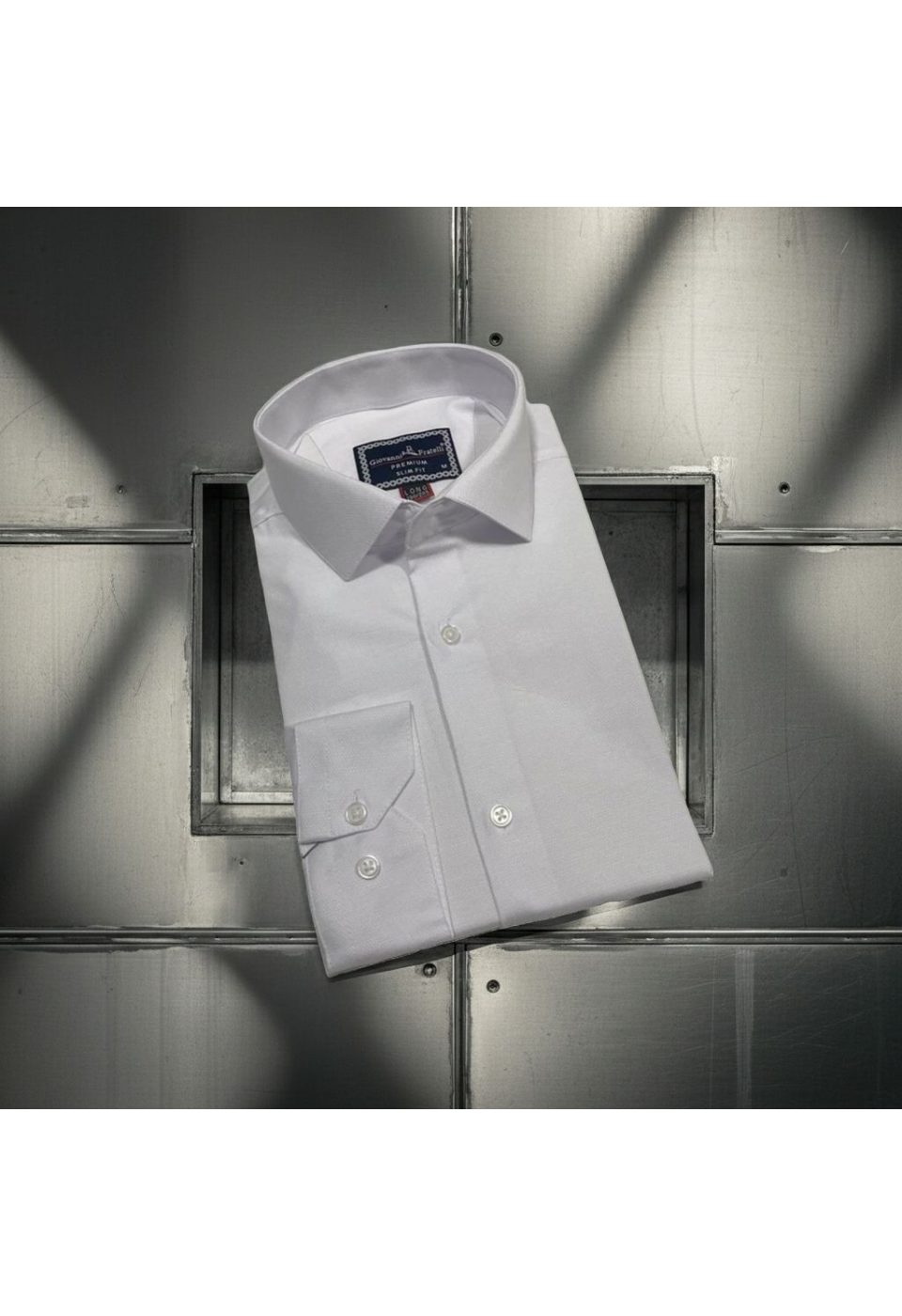 8 Drop Slim Fit Uzun Kol Jakar Desenli Erkek Gömlek 3GMK312037001 - Giovanni Fratelli