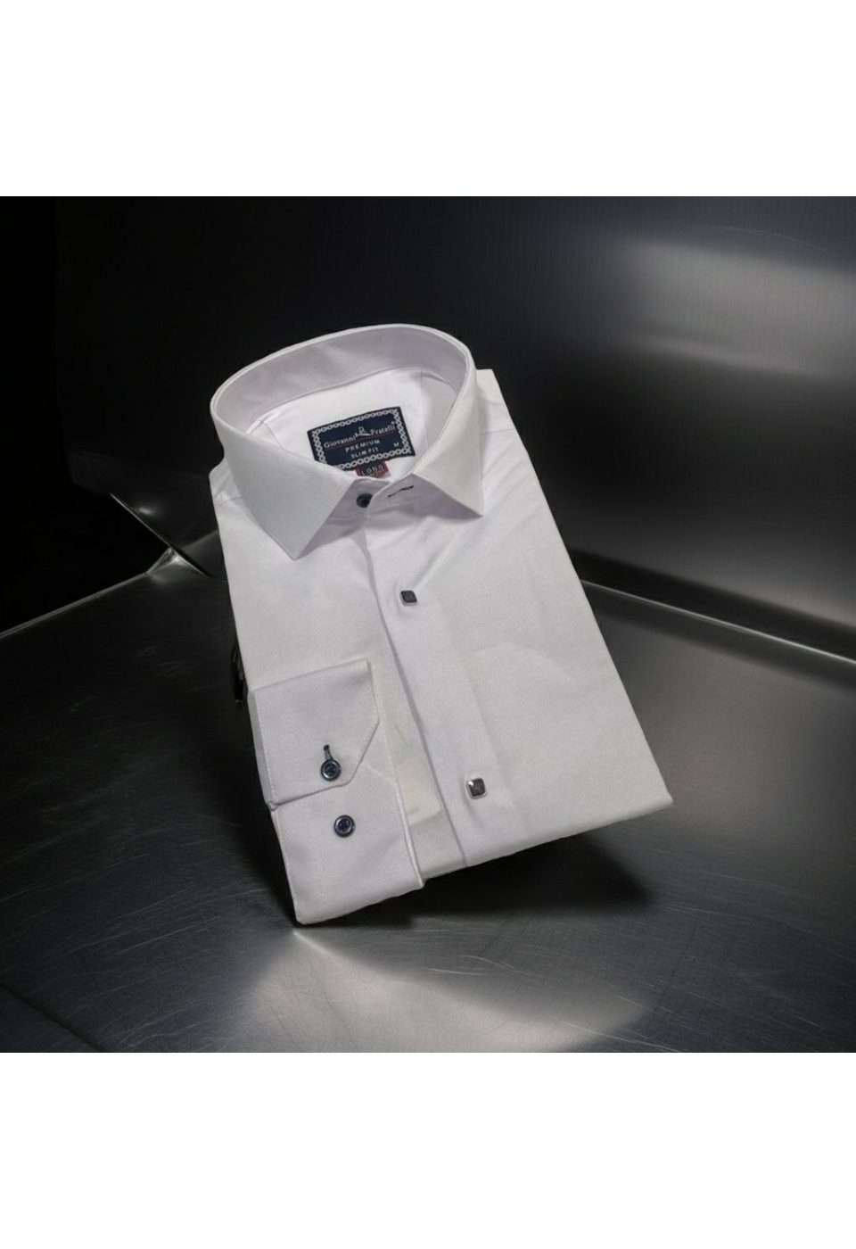 2038 CR 8 DROP JKR 001 8 Drop Slim Fit Uzun Kol Jakar Desenli Erkek Gömlek 3GMK312038001 - Giovanni Fratelli