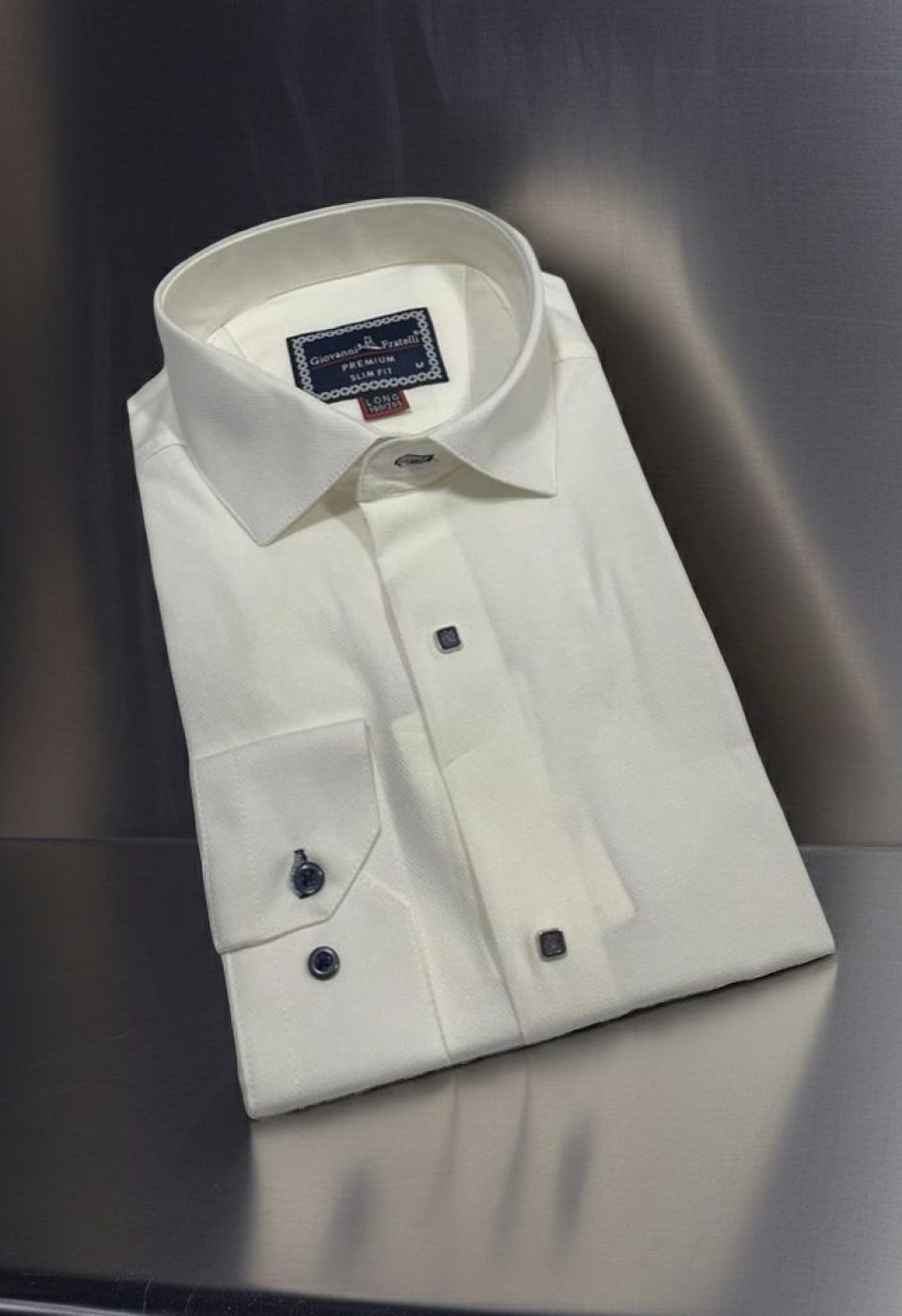 8 Drop Slim Fit Uzun Kol Jakar Desenli Erkek Gömlek 3GMK312038002