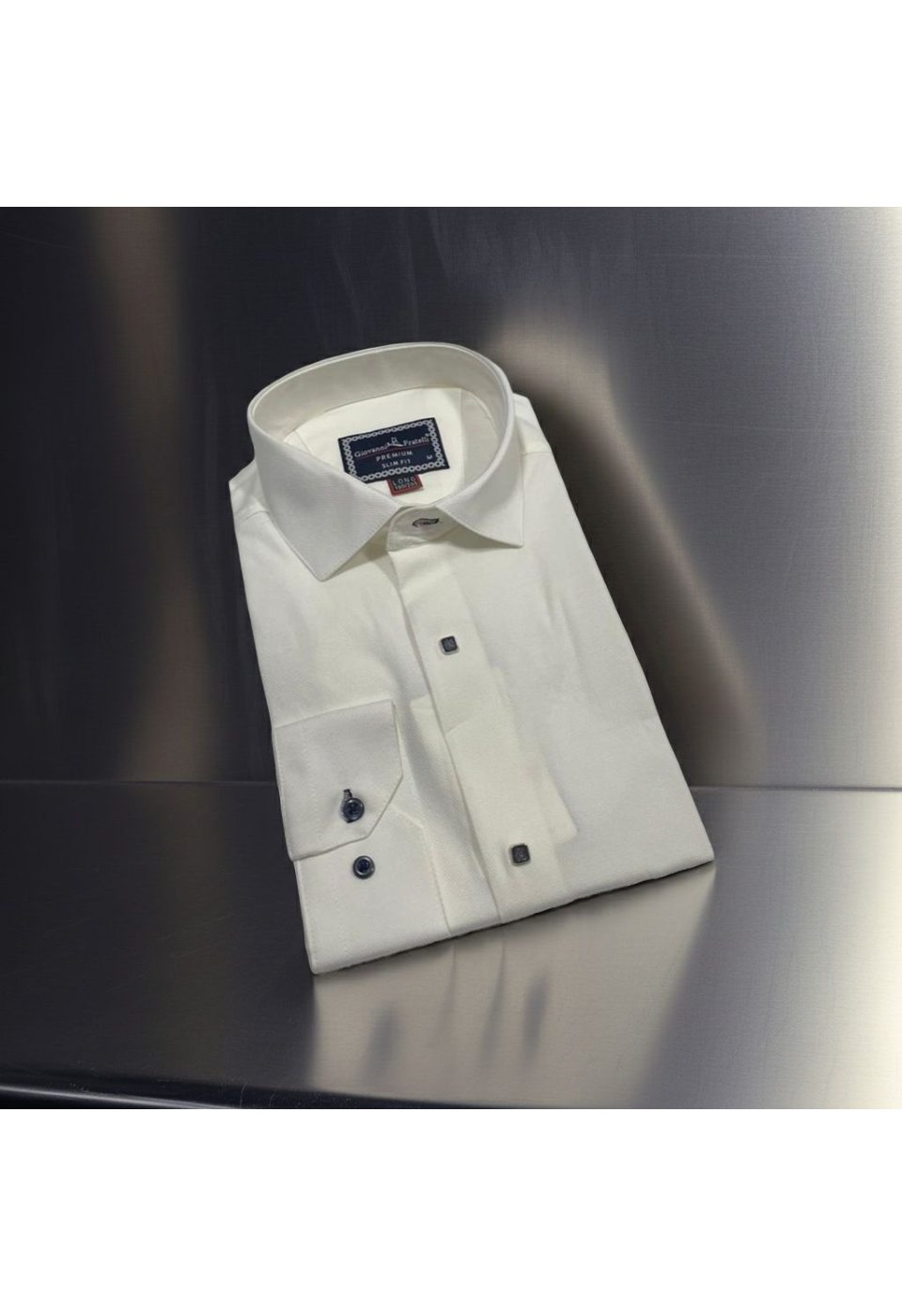 2038 CR 8 DROP JKR 002 8 Drop Slim Fit Uzun Kol Jakar Desenli Erkek Gömlek 3GMK312038002 - Giovanni Fratelli