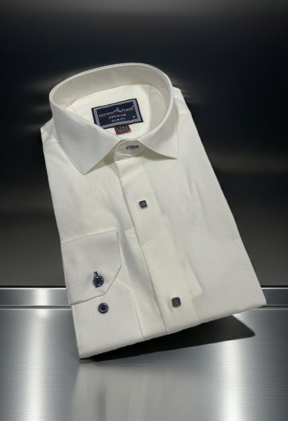 8 Drop Slim Fit Uzun Kol Jakar Desenli Erkek Gömlek 3GMK312038002