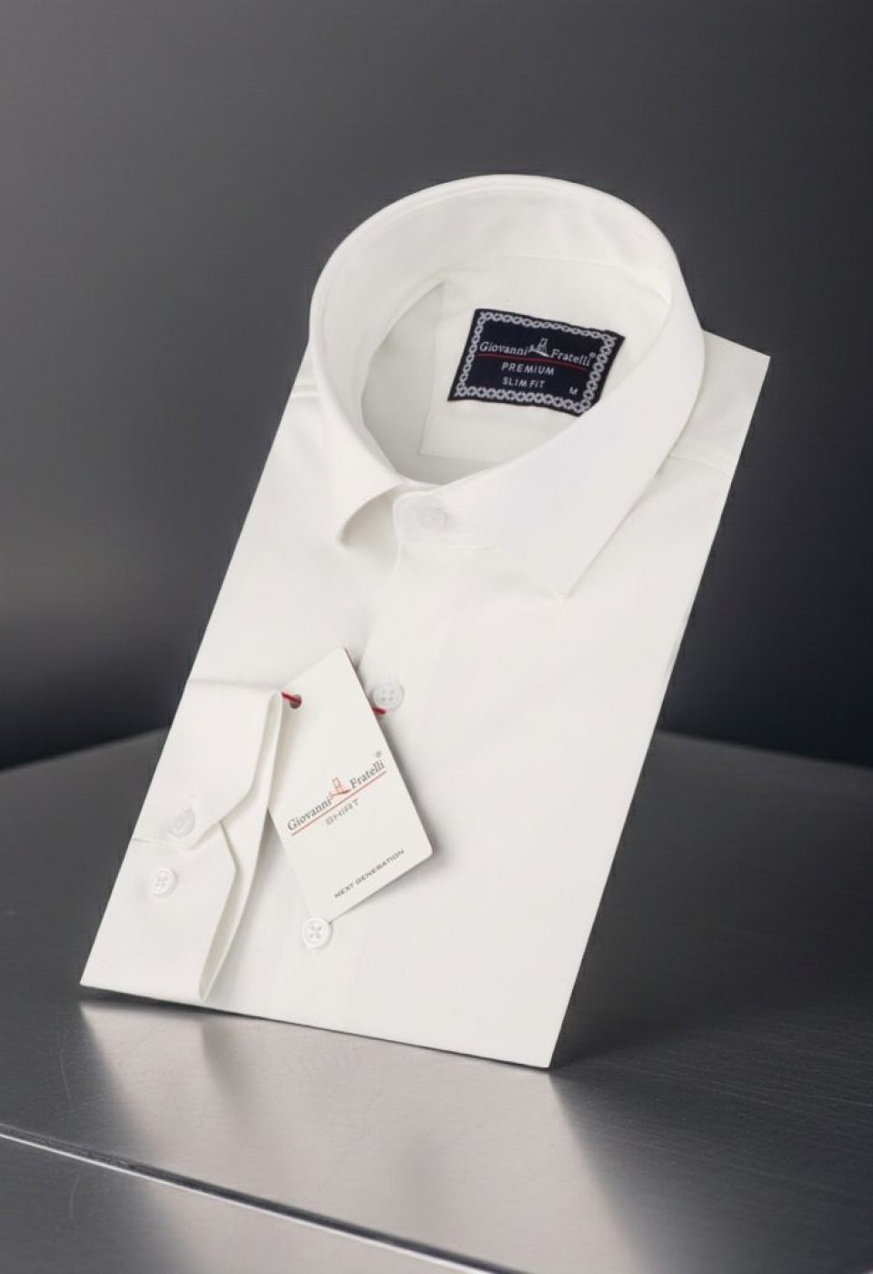 Slim Fit Uzun Kol Düz Renk Jakar Erkek Gömlek 3GMK322107002