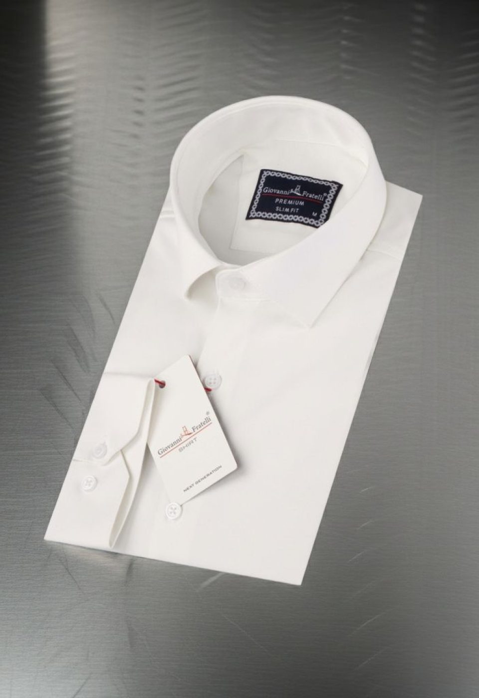 2107 CR JKR 002 Slim Fit Uzun Kol Düz Renk Jakar Erkek Gömlek 3GMK322107002 - Giovanni Fratelli