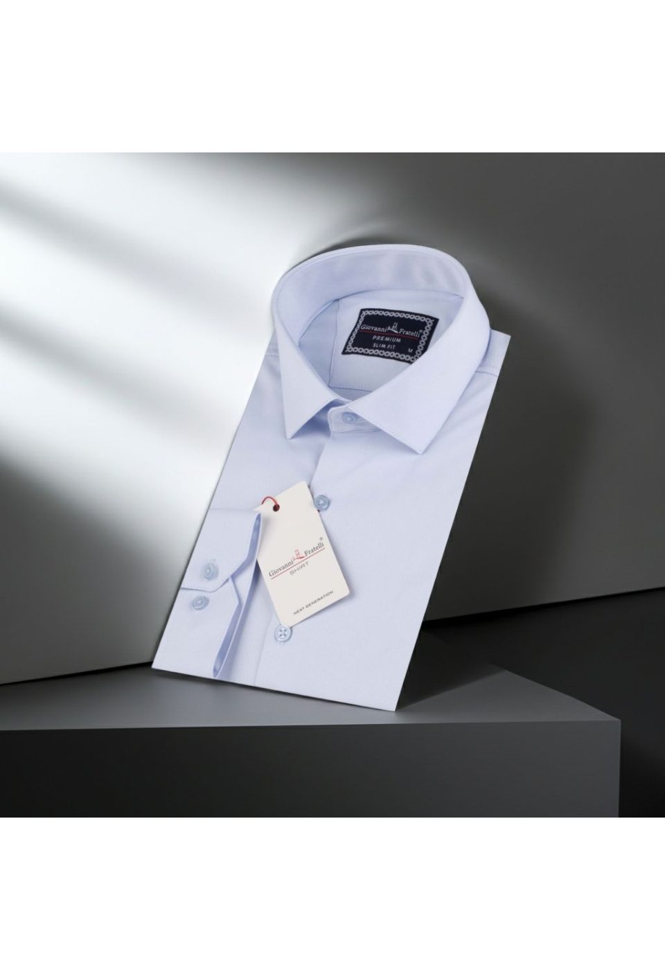 2107 CR JKR 003 Slim Fit Uzun Kol Düz Renk Jakar Erkek Gömlek 3GMK322107003 - Giovanni Fratelli