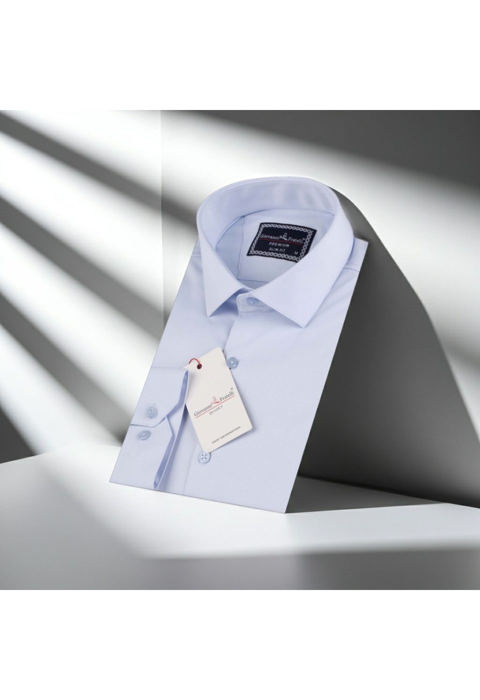2107 CR JKR 003 Slim Fit Uzun Kol Düz Renk Jakar Erkek Gömlek 3GMK322107003 - Giovanni Fratelli