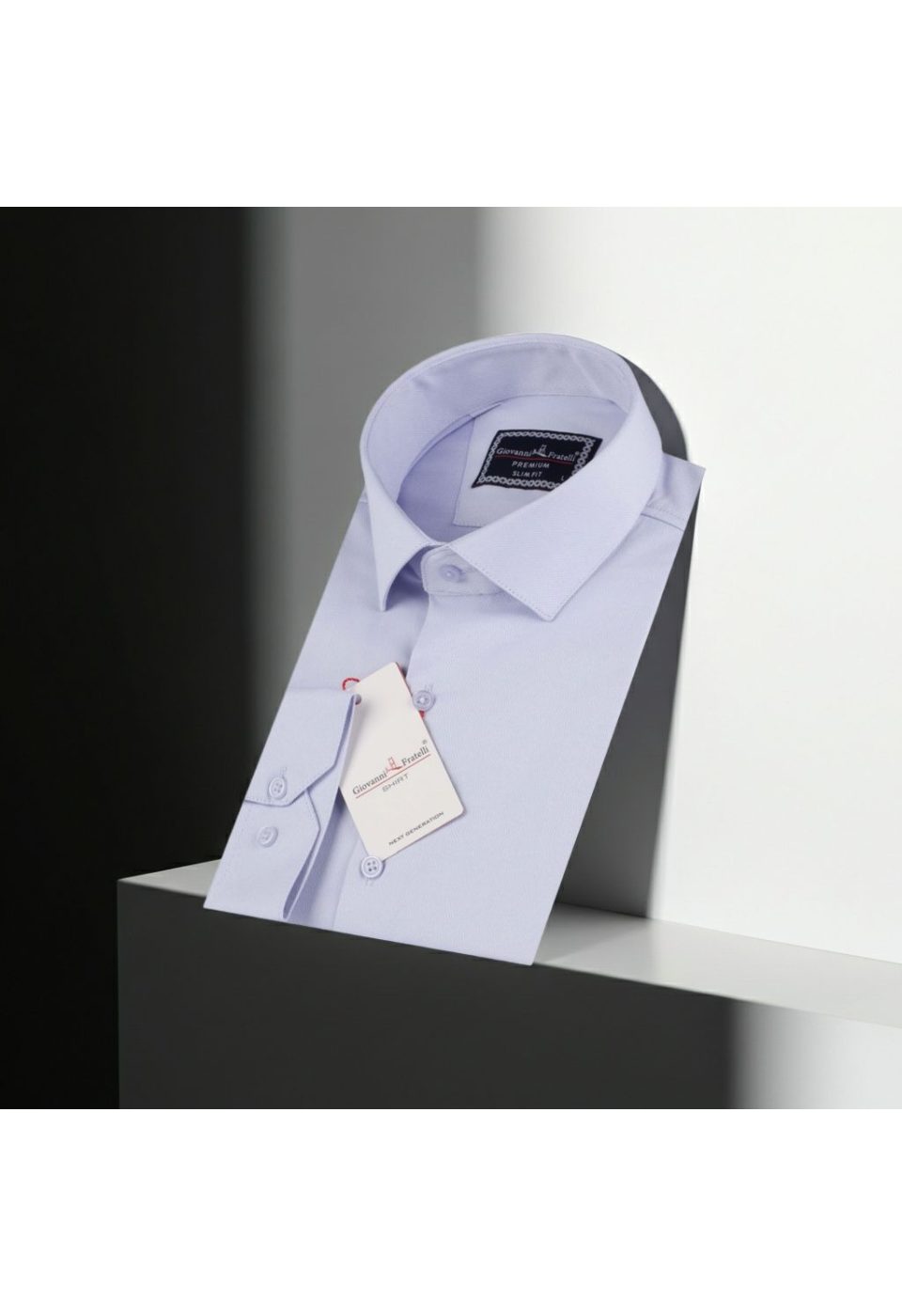 2107 CR JKR 004 Slim Fit Uzun Kol Düz Renk Jakar Erkek Gömlek 3GMK322107004 - Giovanni Fratelli