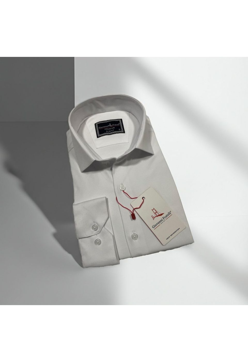 Slim Fit Uzun Kol Düz Renk Marbella Erkek Gömlek 3GMK312107001 - Giovanni Fratelli