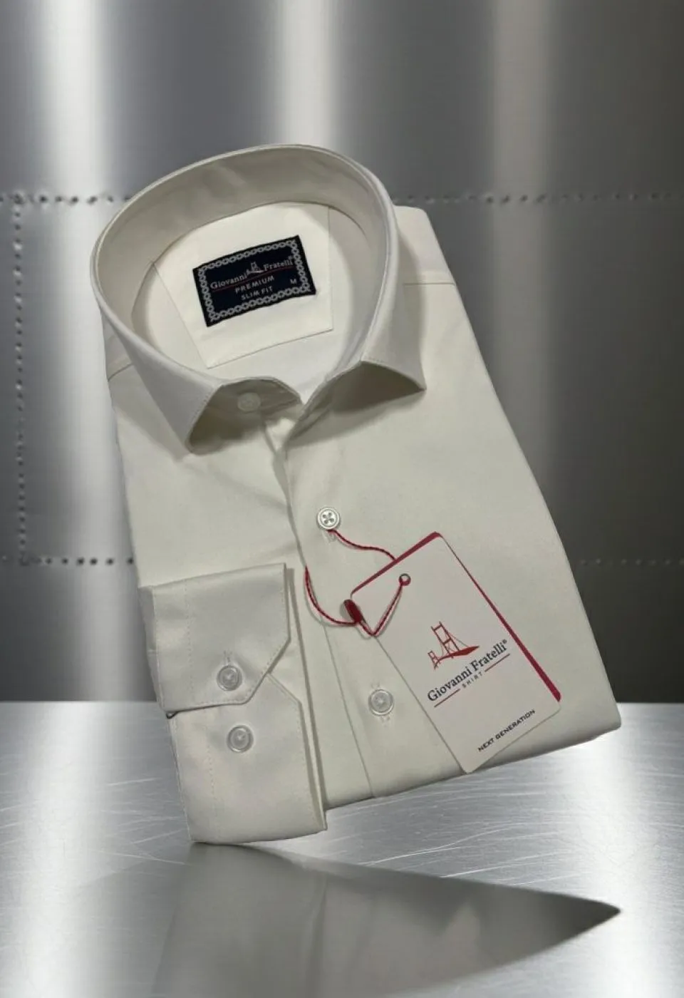 Slim Fit Uzun Kol Düz Renk Marbella Erkek Gömlek 3GMK312107002