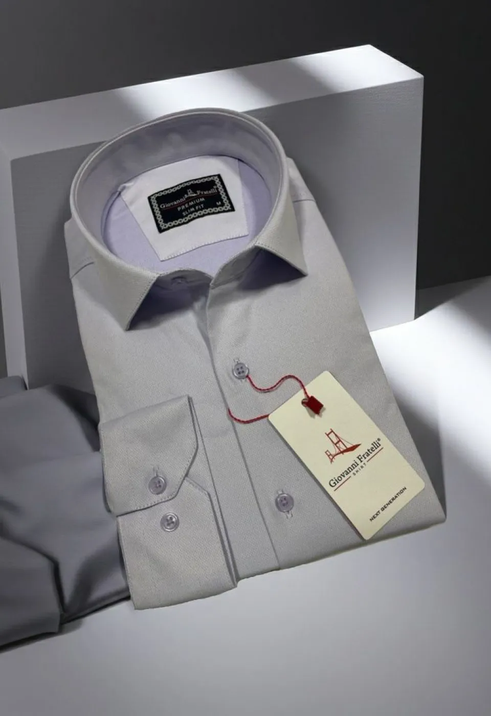 Slim Fit Uzun Kol Düz Renk Marbella Erkek Gömlek 3GMK312107004