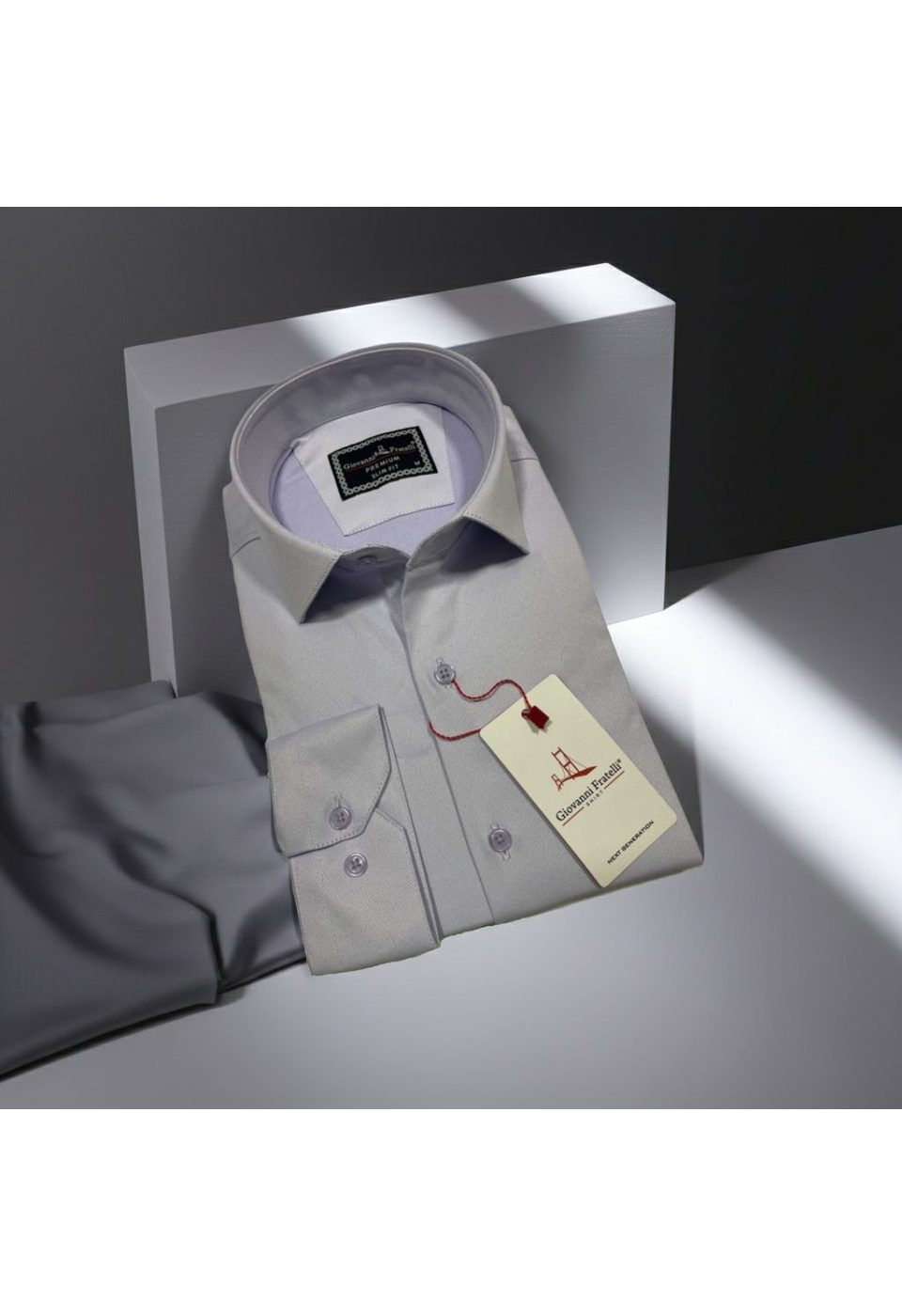 Slim Fit Uzun Kol Düz Renk Marbella Erkek Gömlek 3GMK312107004 - Giovanni Fratelli