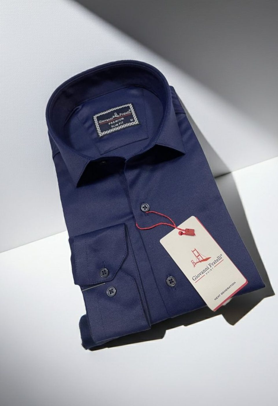 Slim Fit Uzun Kol Düz Renk Marbella Erkek Gömlek 3GMK312107005 - Giovanni Fratelli