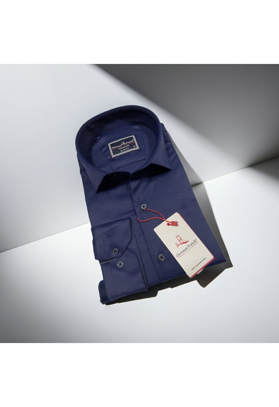Slim Fit Uzun Kol Düz Renk Marbella Erkek Gömlek 3GMK312107005 - Giovanni Fratelli