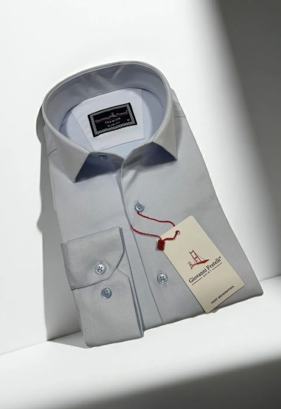Slim Fit Uzun Kol Düz Renk Marbella Erkek Gömlek 3GMK312107006