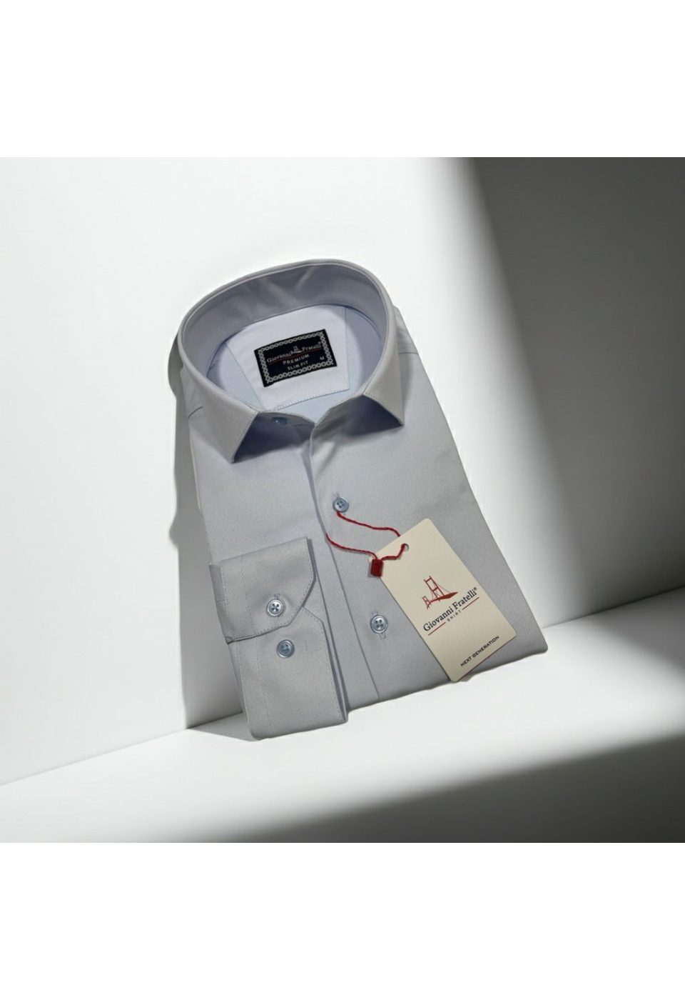 Slim Fit Uzun Kol Düz Renk Marbella Erkek Gömlek 3GMK312107006 - Giovanni Fratelli