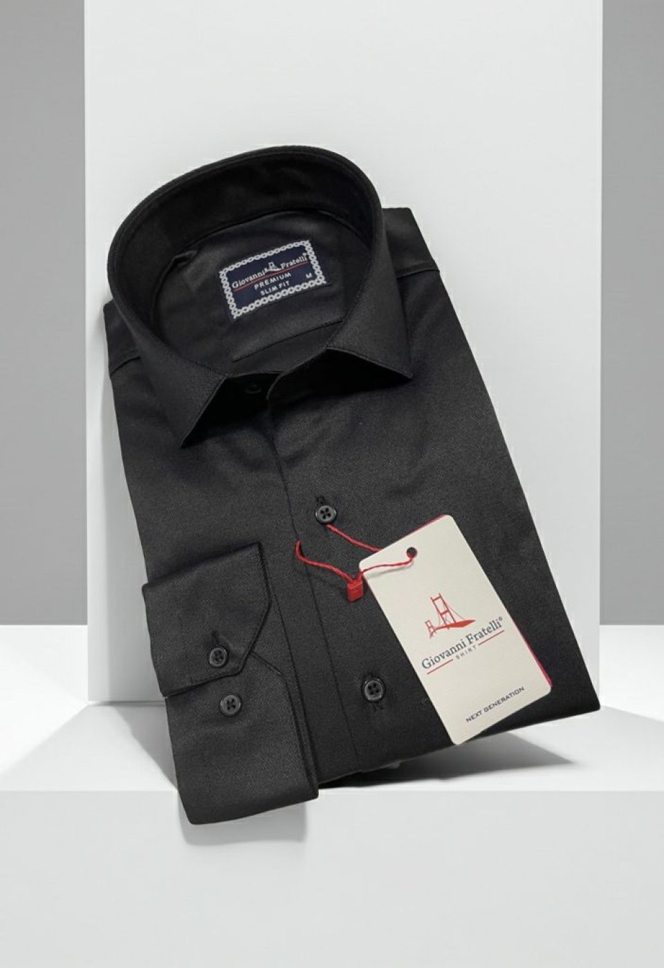 Slim Fit Uzun Kol Düz Renk Marbella Erkek Gömlek 3GMK312107007 - Giovanni Fratelli