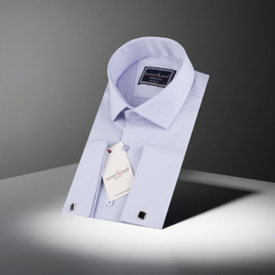Slim Fit Kol Düğmeli Düz Renk Jakar Erkek Gömlek 3GMK322126004 - Giovanni Fratelli