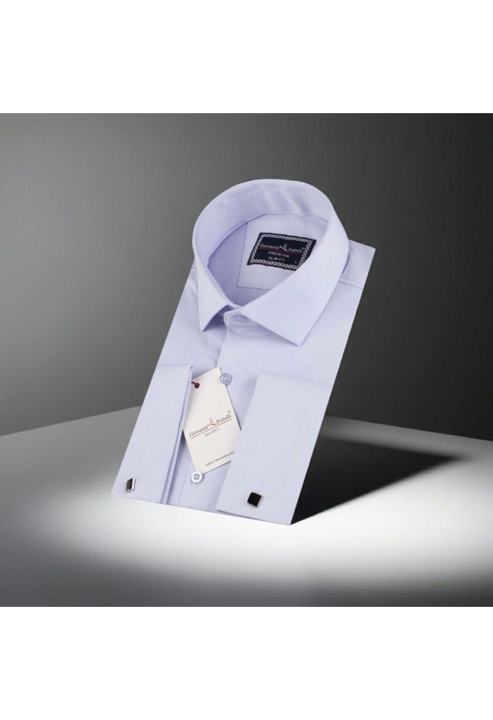 Slim Fit Kol Düğmeli Düz Renk Jakar Erkek Gömlek 3GMK322126004 - Giovanni Fratelli