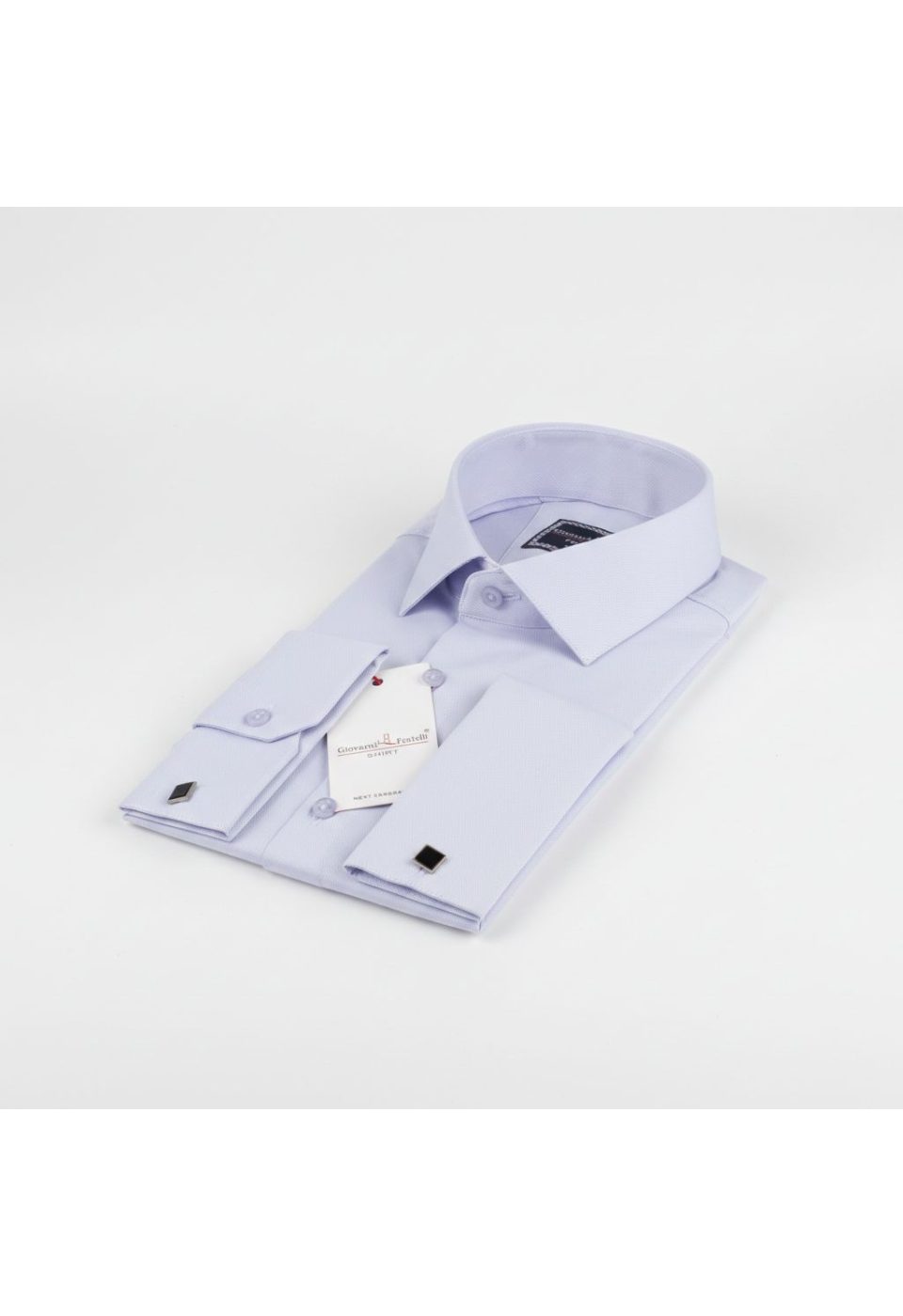 Slim Fit Kol Düğmeli Düz Renk Jakar Erkek Gömlek 3GMK322126004 - Giovanni Fratelli