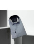 Slim Fit Uzun Kol Desenli Saten Gömlek 3GMK312131001