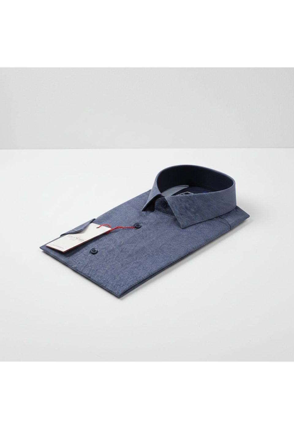 Slim Fit Kısa Kol Desenli Saten Erkek Gömlek 3GMK312141007 - Giovanni Fratelli