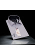 Slim Fit Uzun Kol Desenli Saten Erkek Gömlek 3GMK322150002