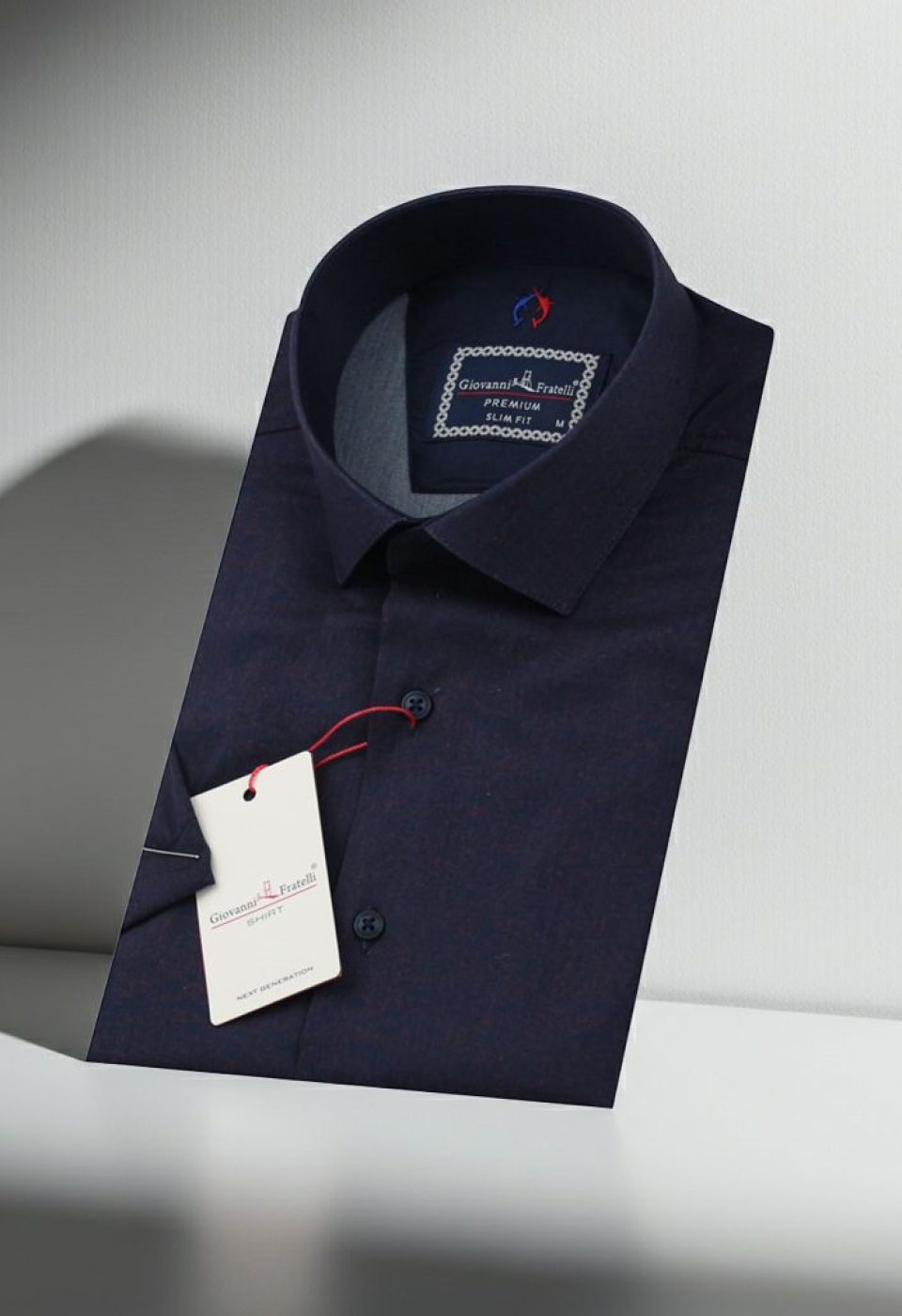 Slim Fit Kısa Kol Desenli Erkek Gömlek 3GMK312152005