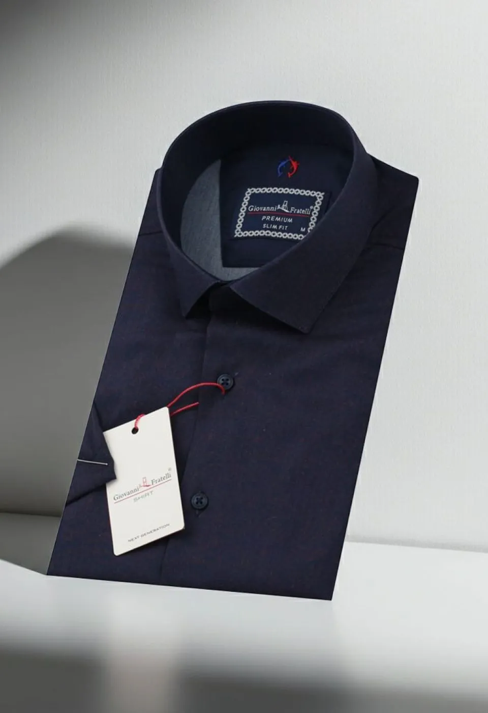 Slim Fit Kısa Kol Desenli Erkek Gömlek 3GMK312152005