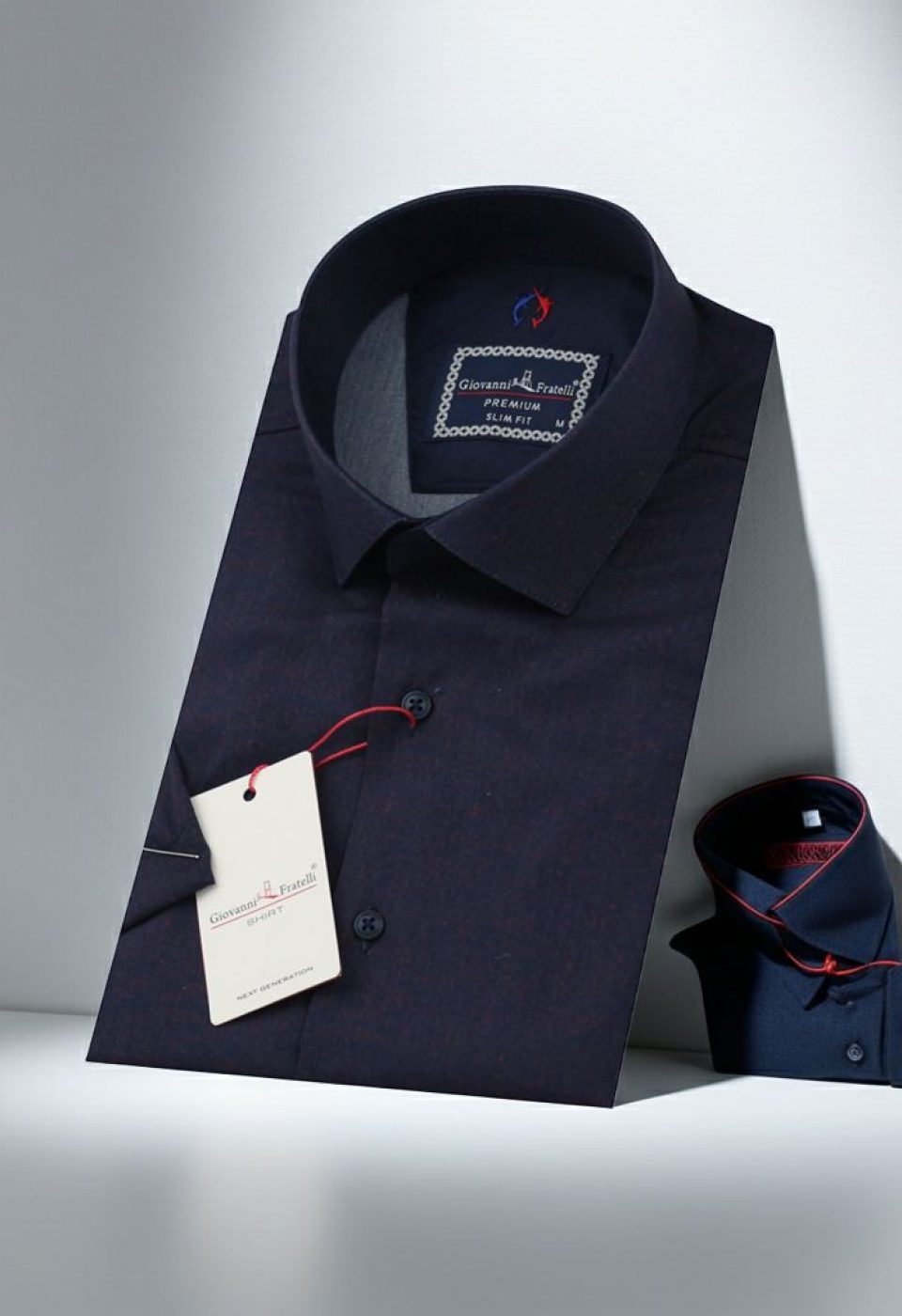 Slim Fit Kısa Kol Desenli Erkek Gömlek 3GMK312152005