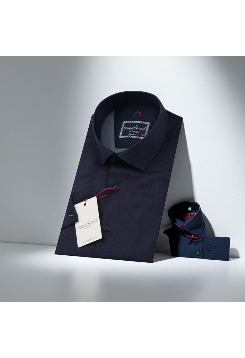 Slim Fit Kısa Kol Desenli Erkek Gömlek 3GMK312152005 - Giovanni Fratelli