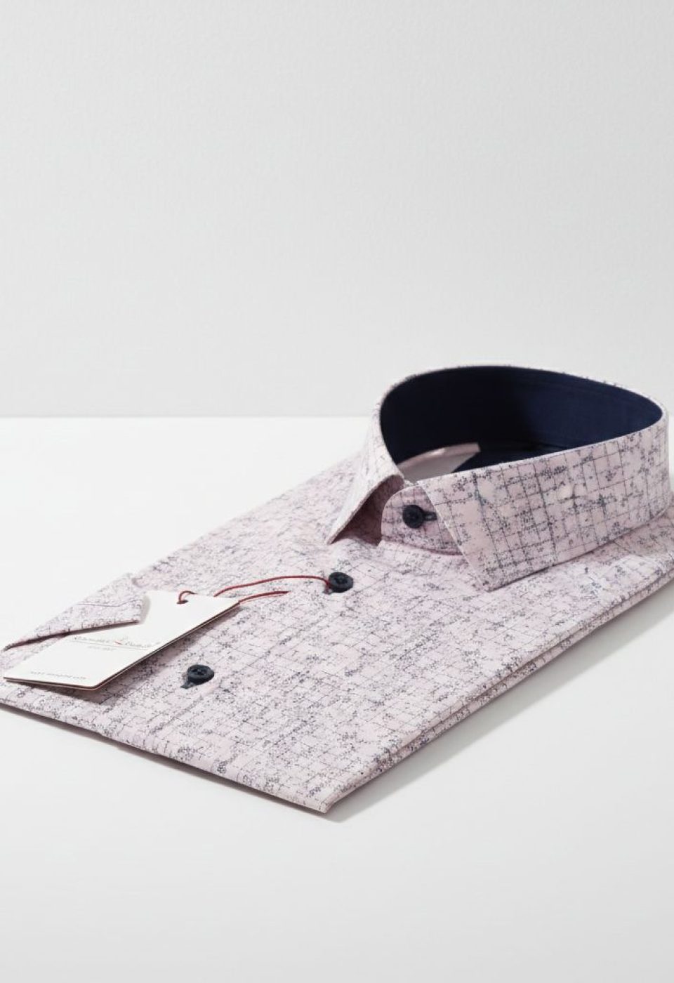 2158 CR K 003 Slim Fit Kısa Kol Desenli Erkek Gömlek 3GMK312158003 - Giovanni Fratelli