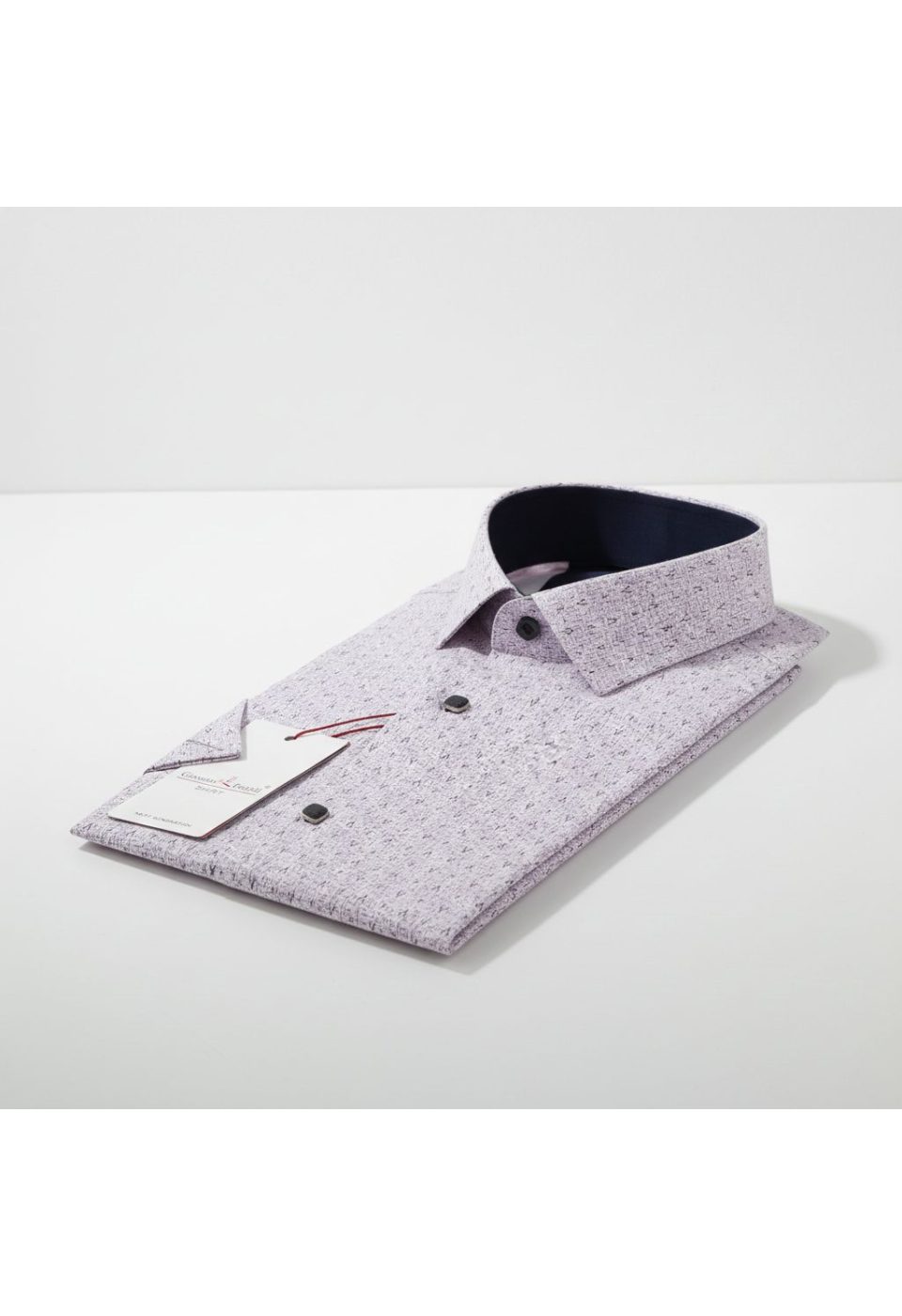 Slim Fit Kısa Kol Desenli Erkek Gömlek 3GMK312159004 - Giovanni Fratelli