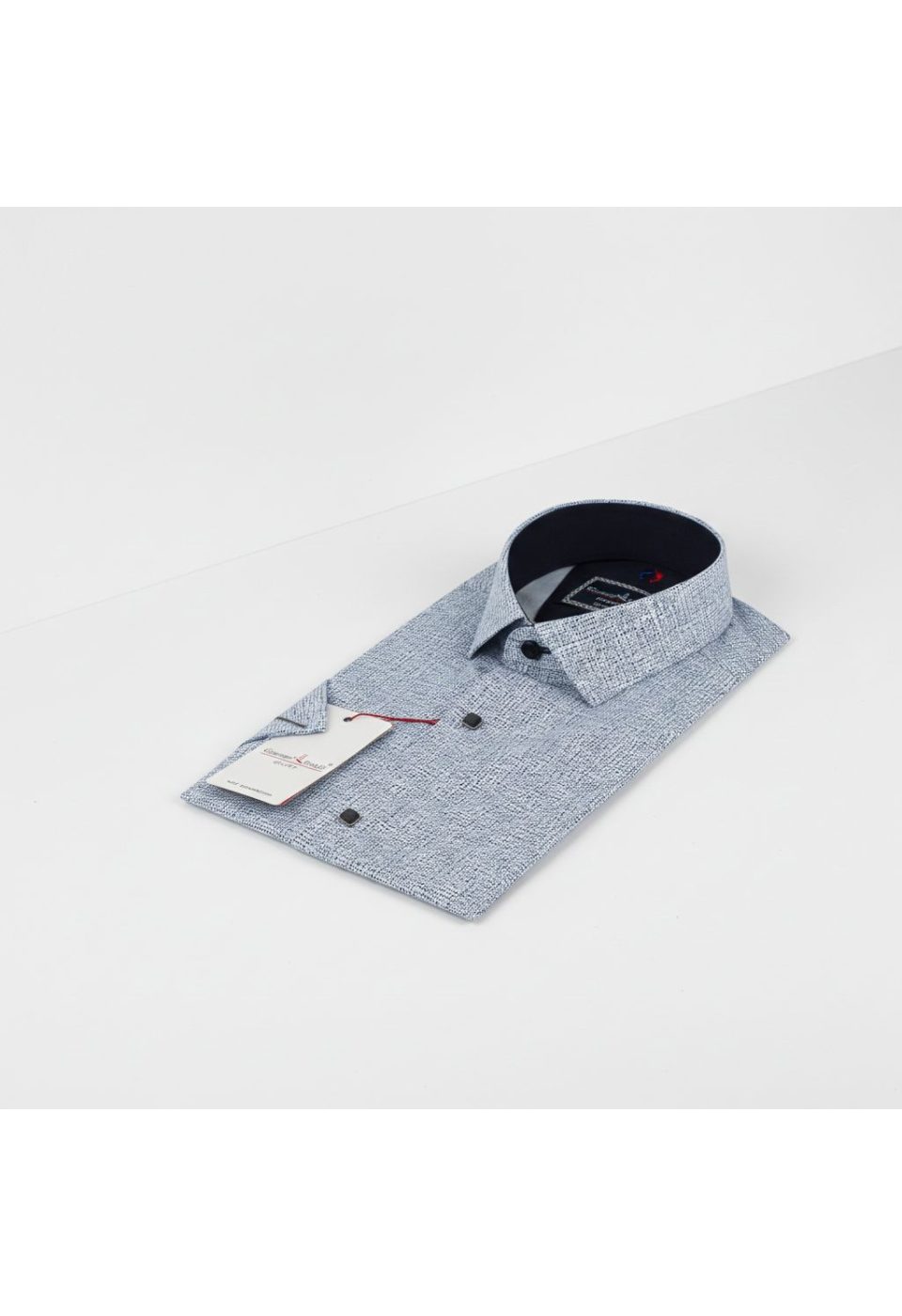 2160 CR K 002 Slim Fit Kısa Kol Desenli Erkek Gömlek 3GMK312160002 - Giovanni Fratelli