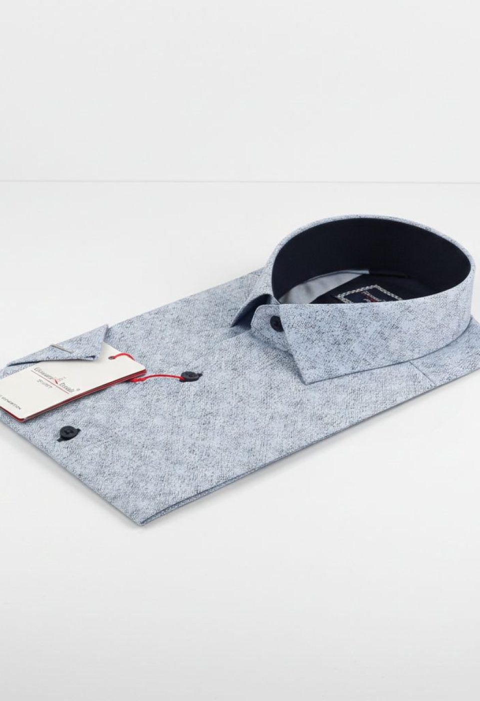 Slim Fit Kısa Kol Desenli Erkek Gömlek 3GMK312162002 - Giovanni Fratelli