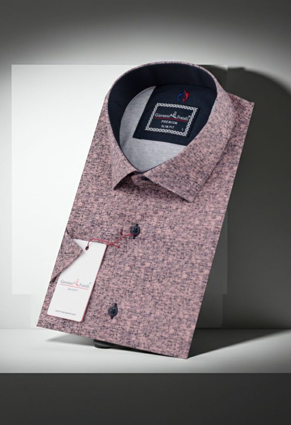 Slim Fit Kısa Kol Dijital Baskılı Desenli Erkek Gömlek 3GKM312164002