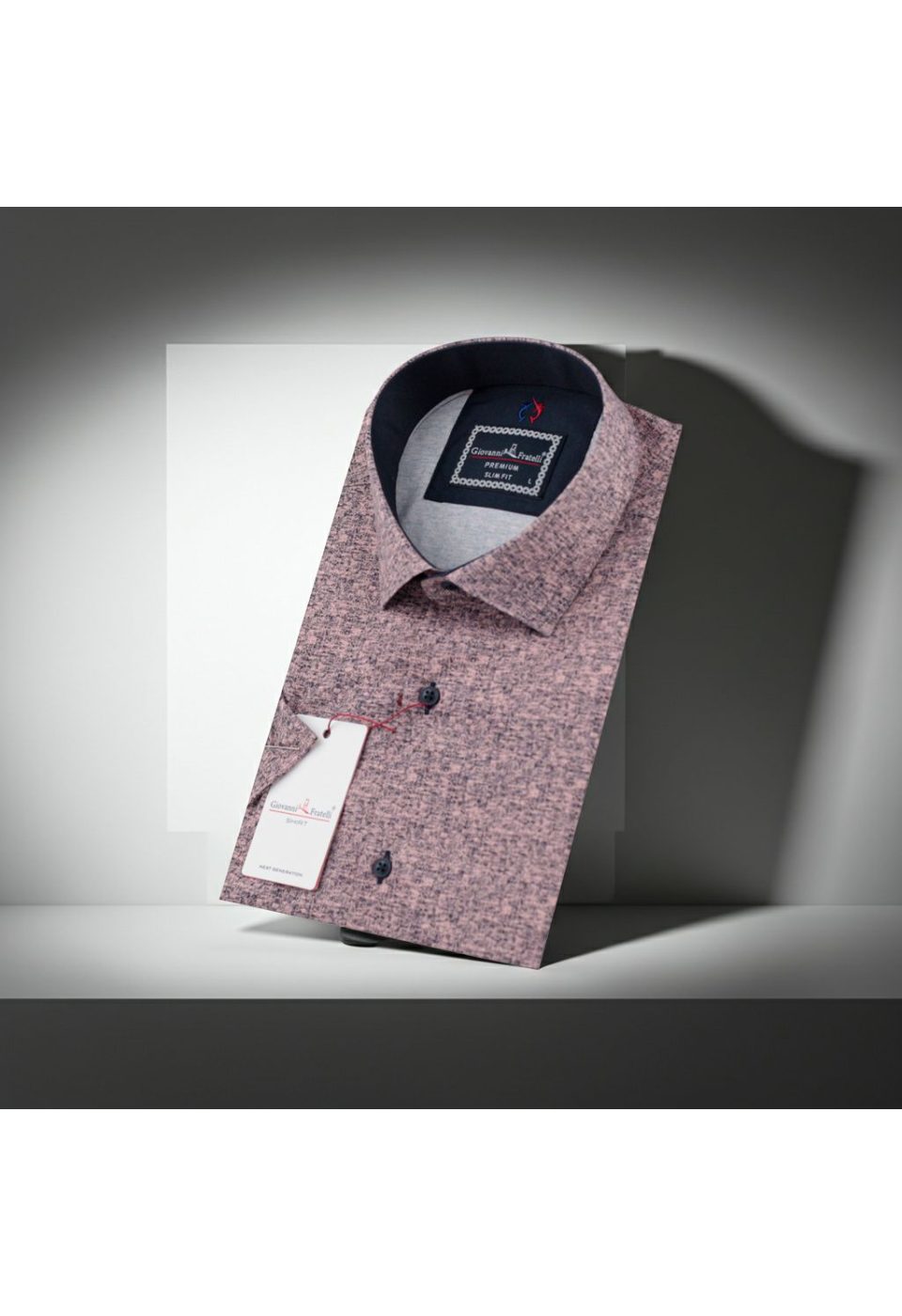 Slim Fit Kısa Kol Dijital Baskılı Desenli Erkek Gömlek 3GKM312164002 - Giovanni Fratelli