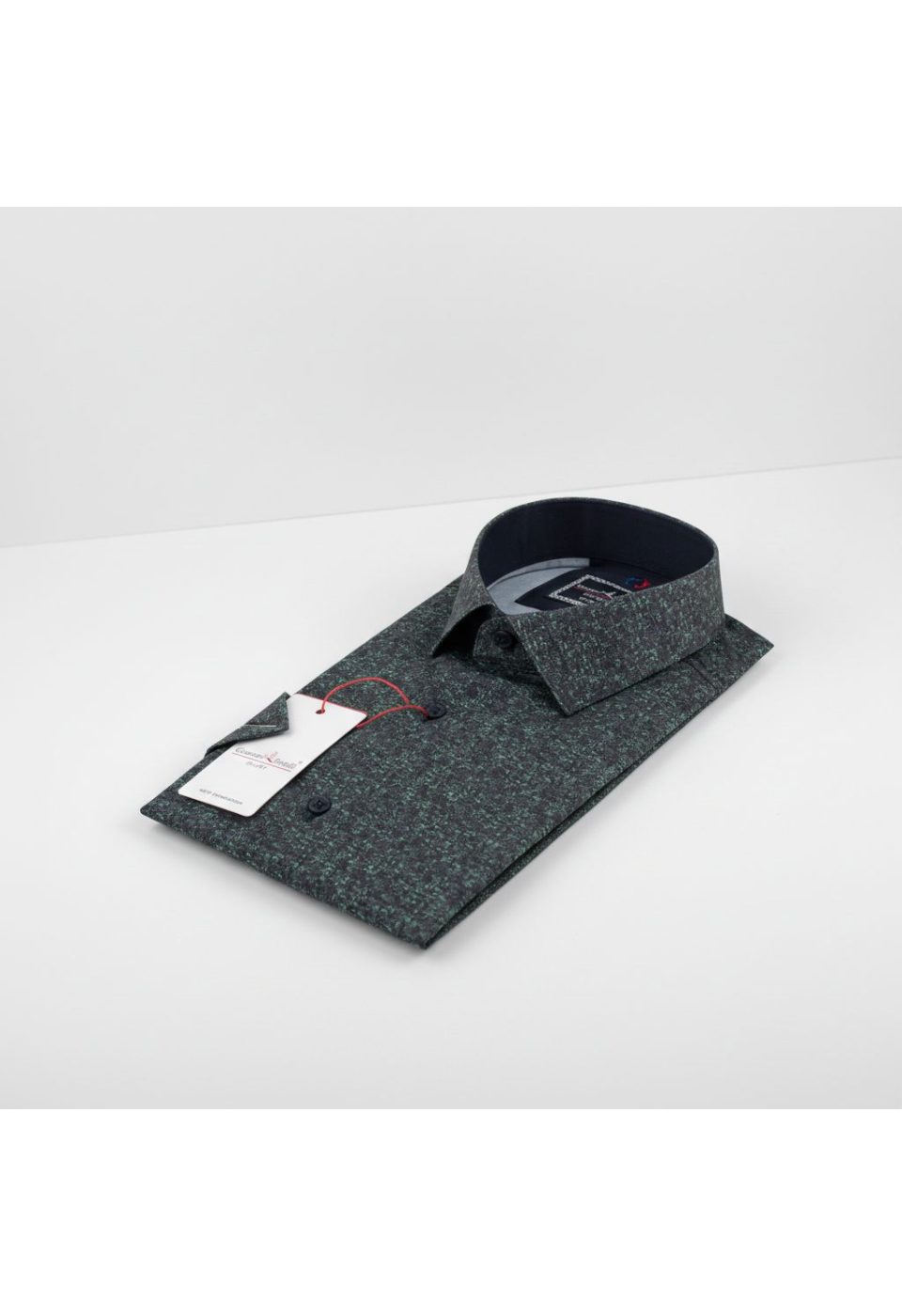 Slim Fit Kısa Kol Dijital Baskılı Desenli Erkek Gömlek 3GKM312164005 - Giovanni Fratelli