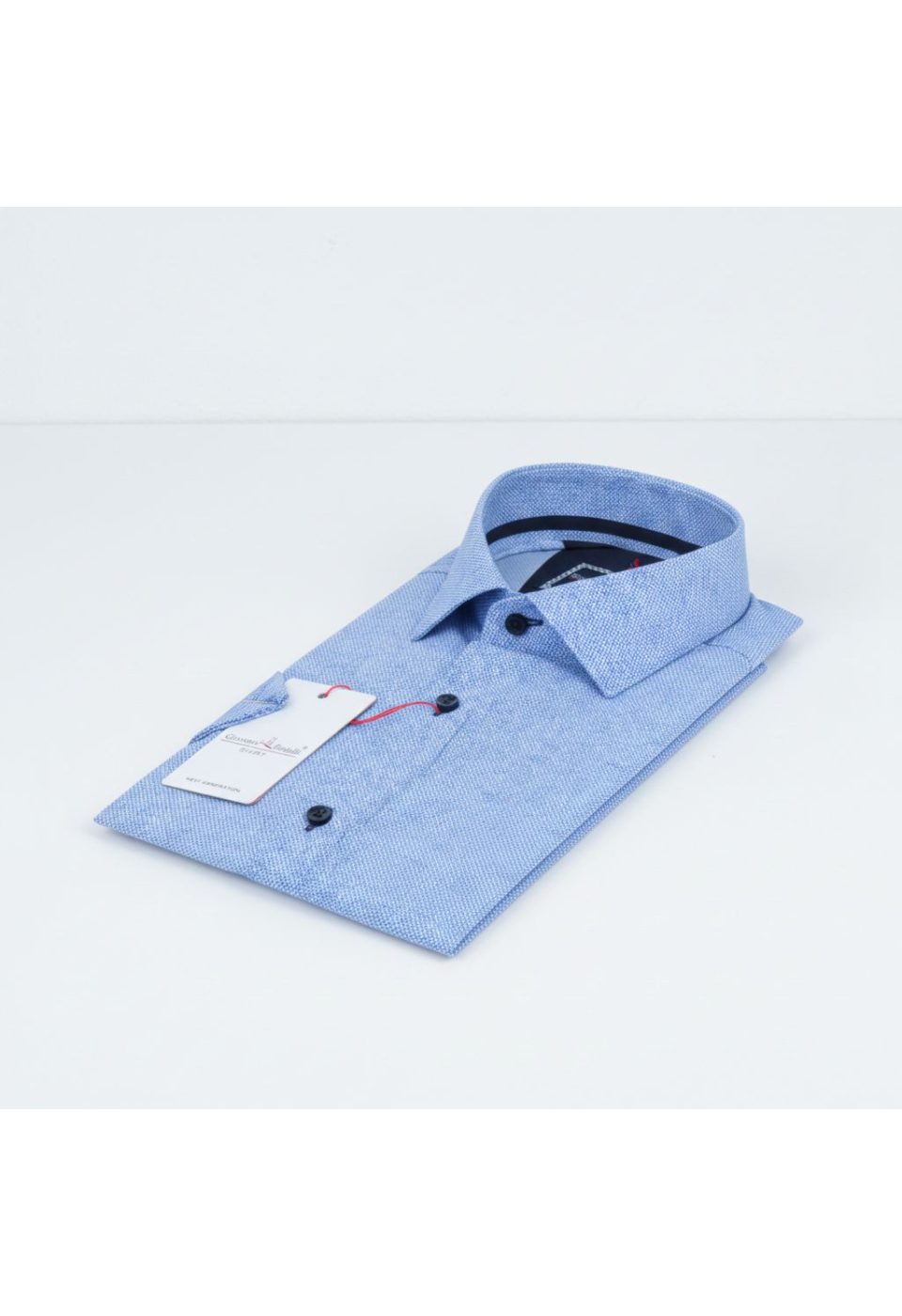 Slim Fit Kısa Kol Desenli Erkek Gömlek 3GMK312166002 - Giovanni Fratelli