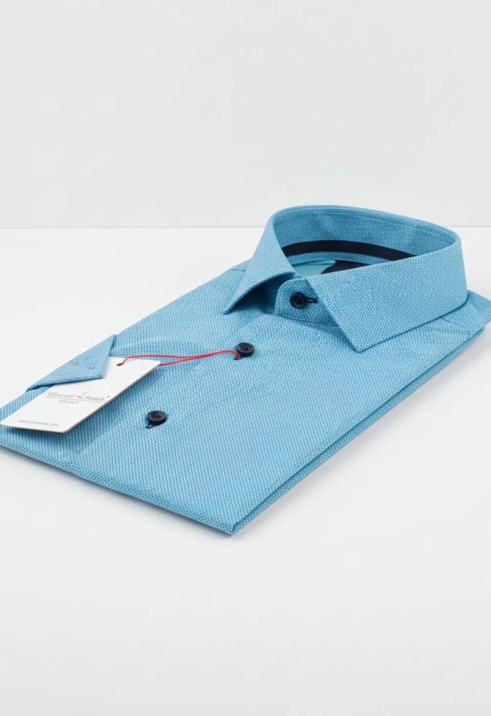 Slim Fit Kısa Kol Desenli Erkek Gömlek 3GMK312166004