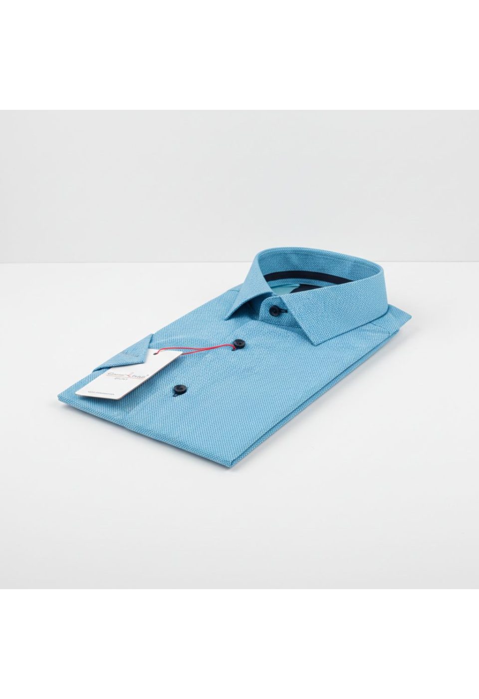 2166 CR K 004 Slim Fit Kısa Kol Desenli Erkek Gömlek 3GMK312166004 - Giovanni Fratelli