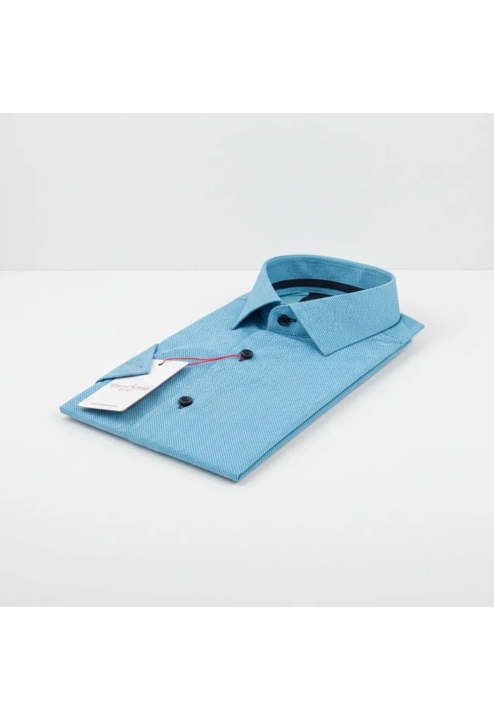 Slim Fit Kısa Kol Desenli Erkek Gömlek 3GMK312166004 - Giovanni Fratelli