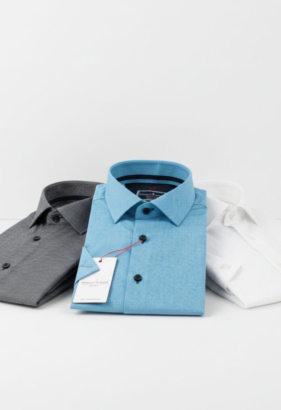 2166 CR K 004 Slim Fit Kısa Kol Desenli Erkek Gömlek 3GMK312166004 - Giovanni Fratelli