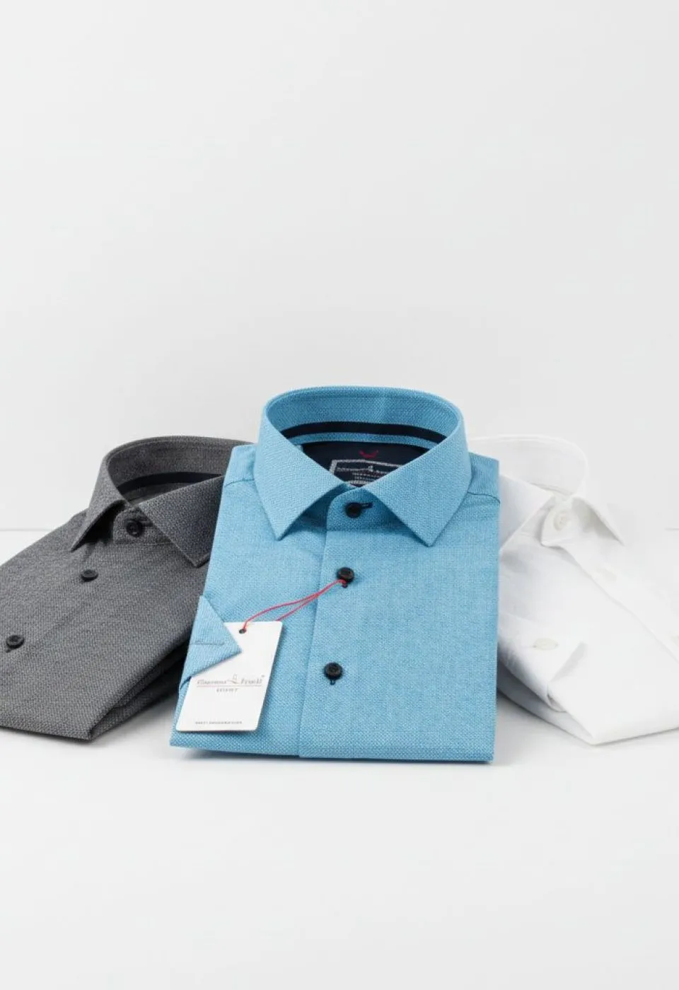 Slim Fit Kısa Kol Desenli Erkek Gömlek 3GMK312166004 - Giovanni Fratelli