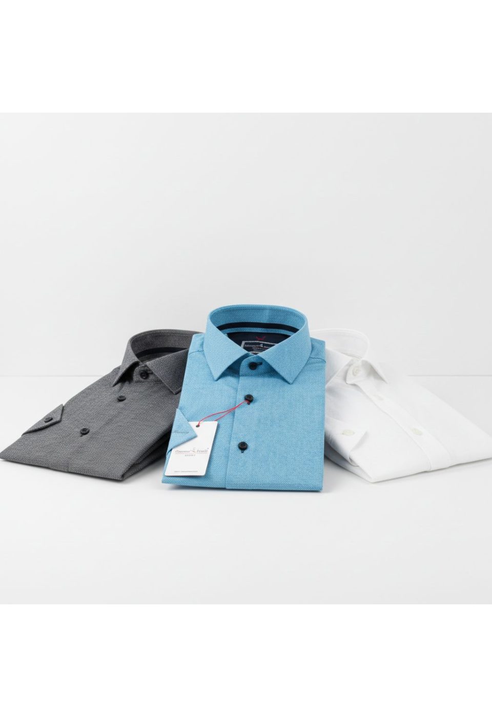 2166 CR K 004 Slim Fit Kısa Kol Desenli Erkek Gömlek 3GMK312166004 - Giovanni Fratelli