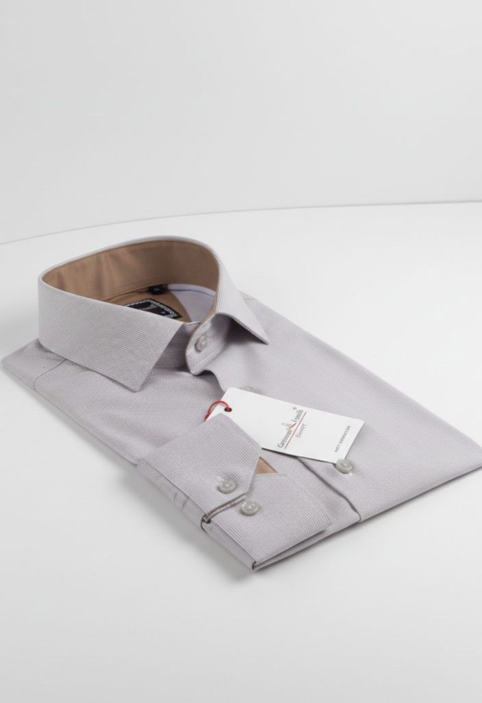 Slim Fit Uzun Kol Desenli Erkek Gömlek 3GMK312177002 - Giovanni Fratelli