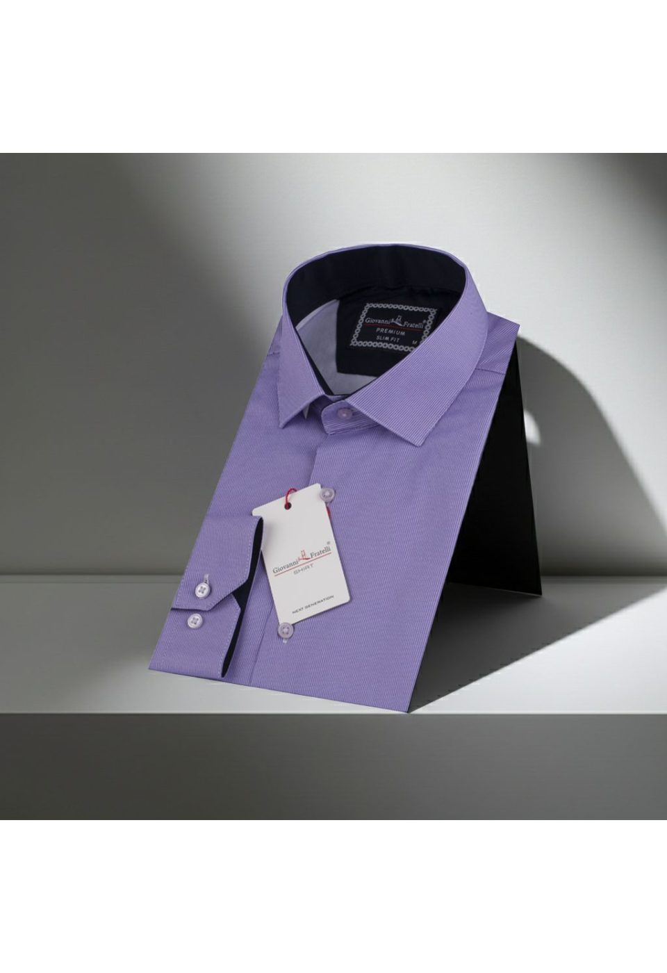 Slim Fit Uzun Kol Desenli Erkek Gömlek 3GMK312177003 - Giovanni Fratelli