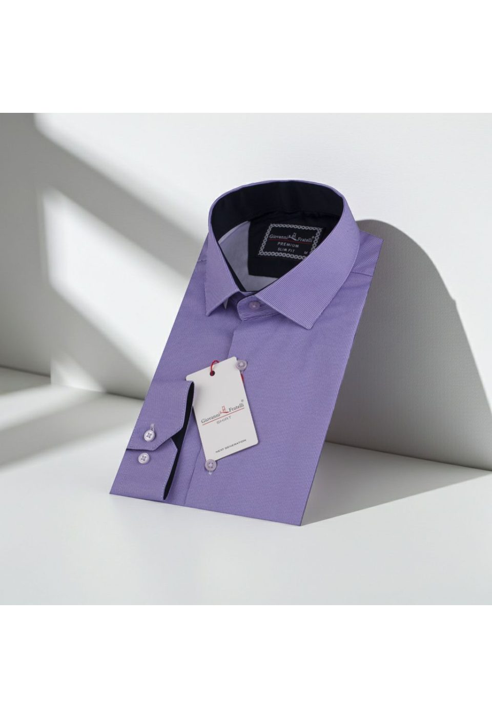 Slim Fit Uzun Kol Desenli Erkek Gömlek 3GMK312177003 - Giovanni Fratelli