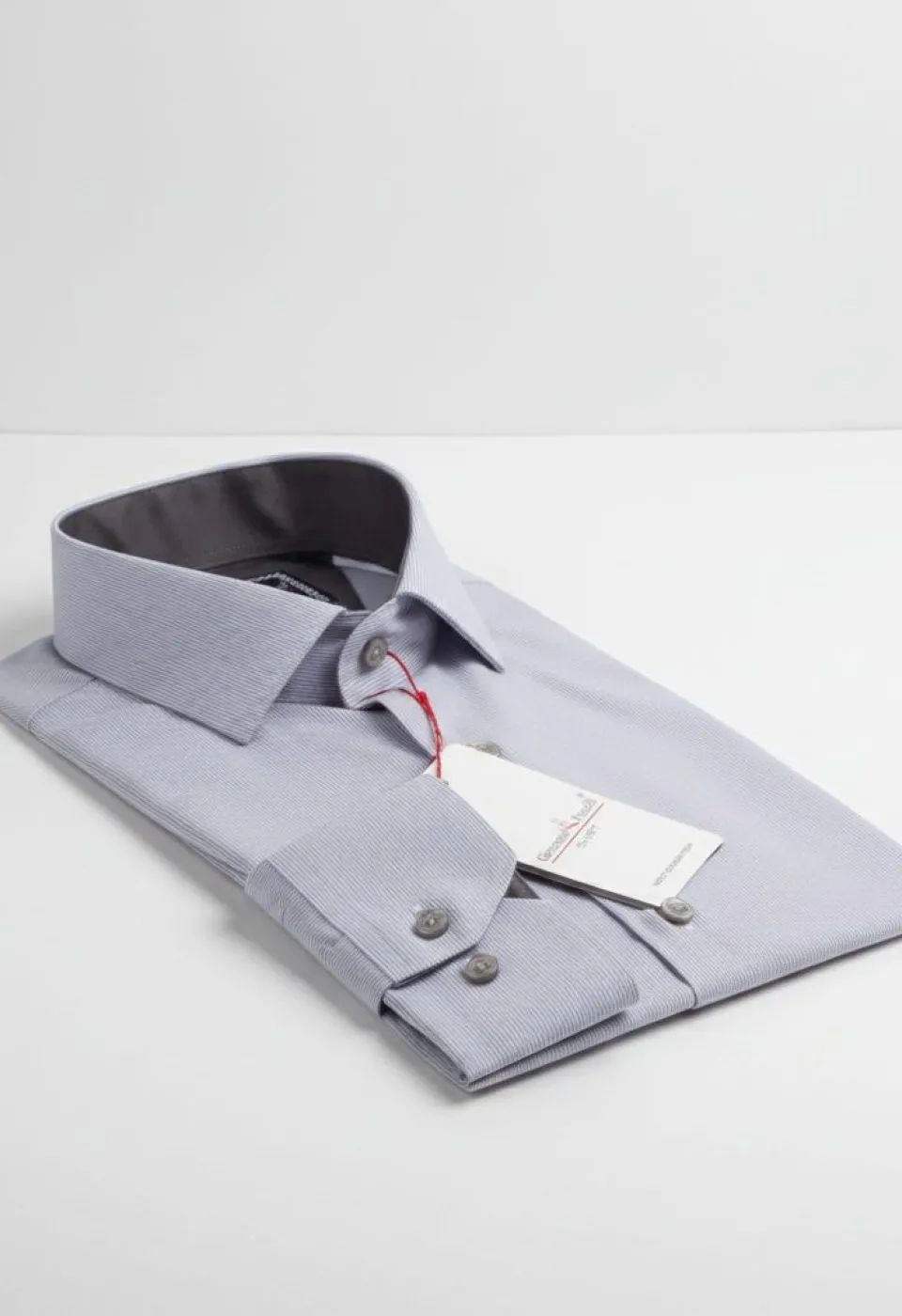Slim Fit Uzun Kol Desenli Erkek Gömlek 3GMK312177004