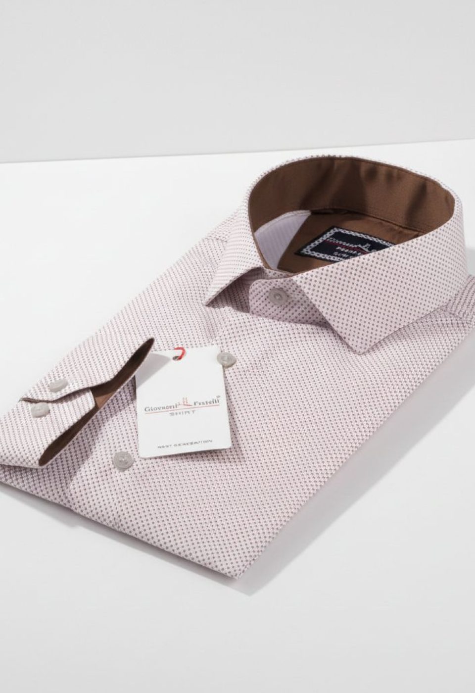 Slim Fit Uzun Kol Desenli Erkek Gömlek 3GMK312177008 - Giovanni Fratelli