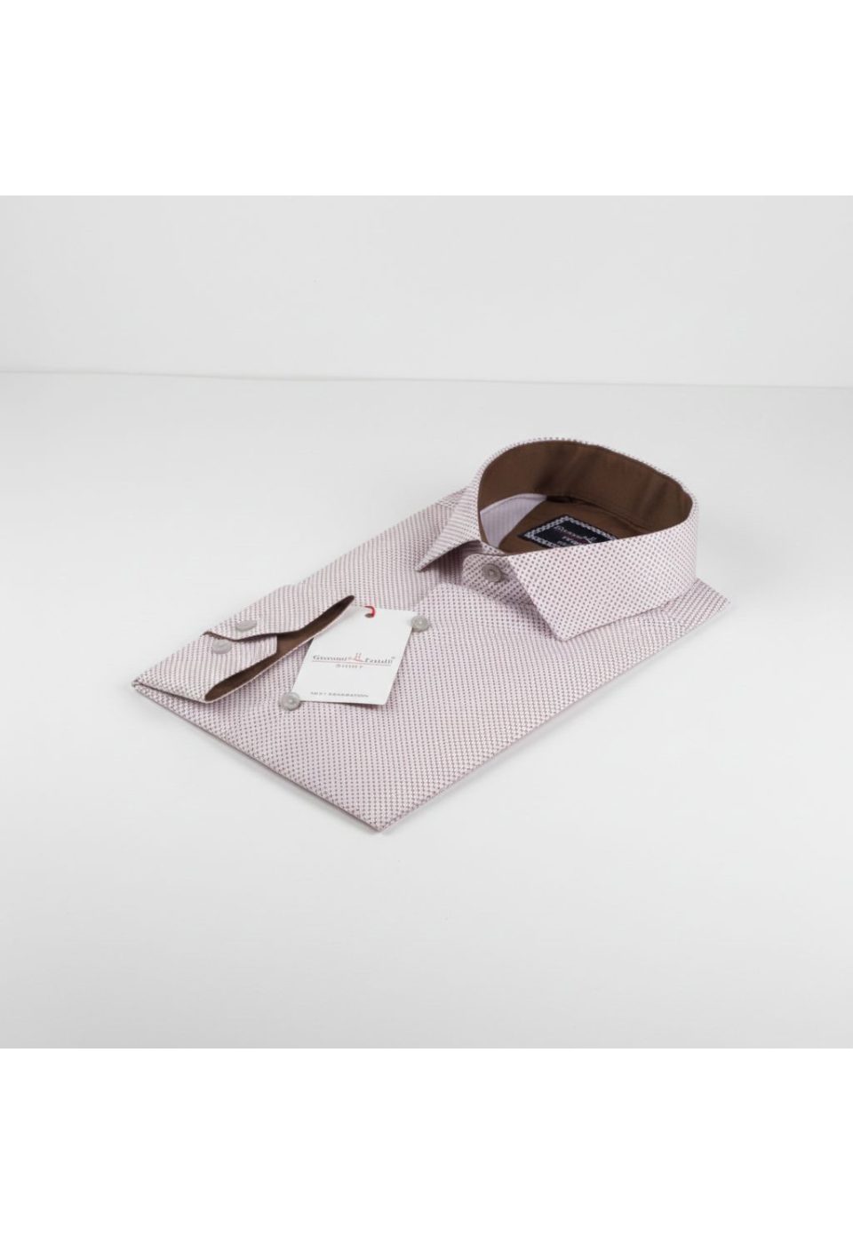 Slim Fit Uzun Kol Desenli Erkek Gömlek 3GMK312177008 - Giovanni Fratelli